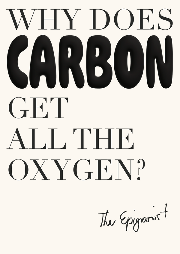 Why does carbon get all the oxygen?